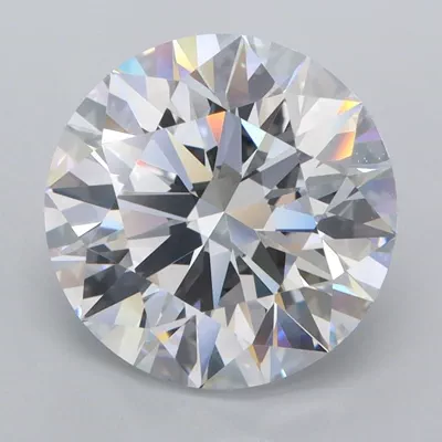 4.44ct E FL Ideal Cut Round Lab Grown Diamond