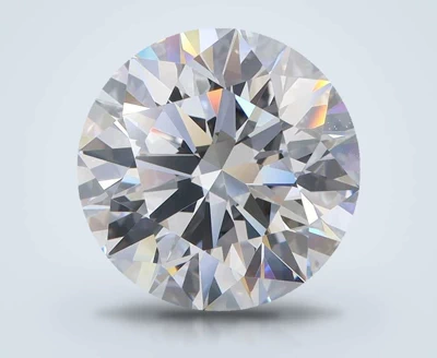 4.44ct E FL Rare Carat Ideal Cut Round Lab Grown Diamond