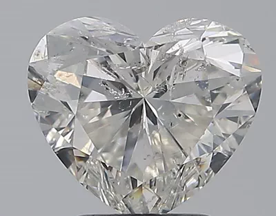 2.51ct H SI2 Rare Carat Ideal Cut Heart Diamond