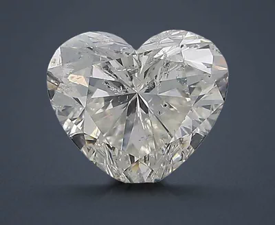 2.51ct H SI2 Rare Carat Ideal Cut Heart Diamond