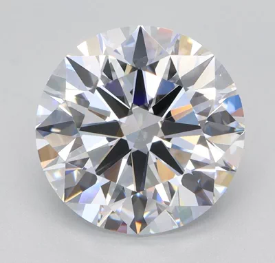 3.01ct E VS1 Rare Carat Ideal Cut Round Lab Grown Diamond