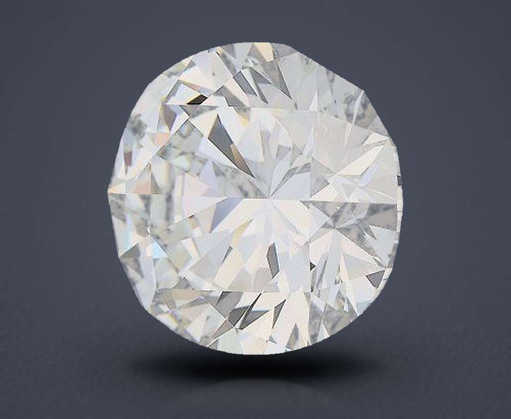 3.51ct H VVS2 Rare Carat Ideal Cut Round Diamond
