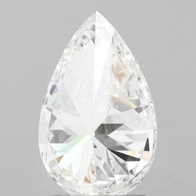 2.40ct E VS1 Rare Carat Ideal Cut Pear Lab Grown Diamond