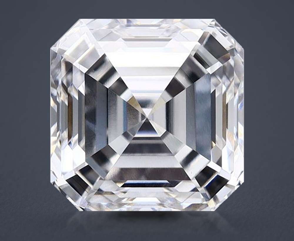 2.06ct E VS1 Rare Carat Ideal Cut Asscher Lab Grown Diamond