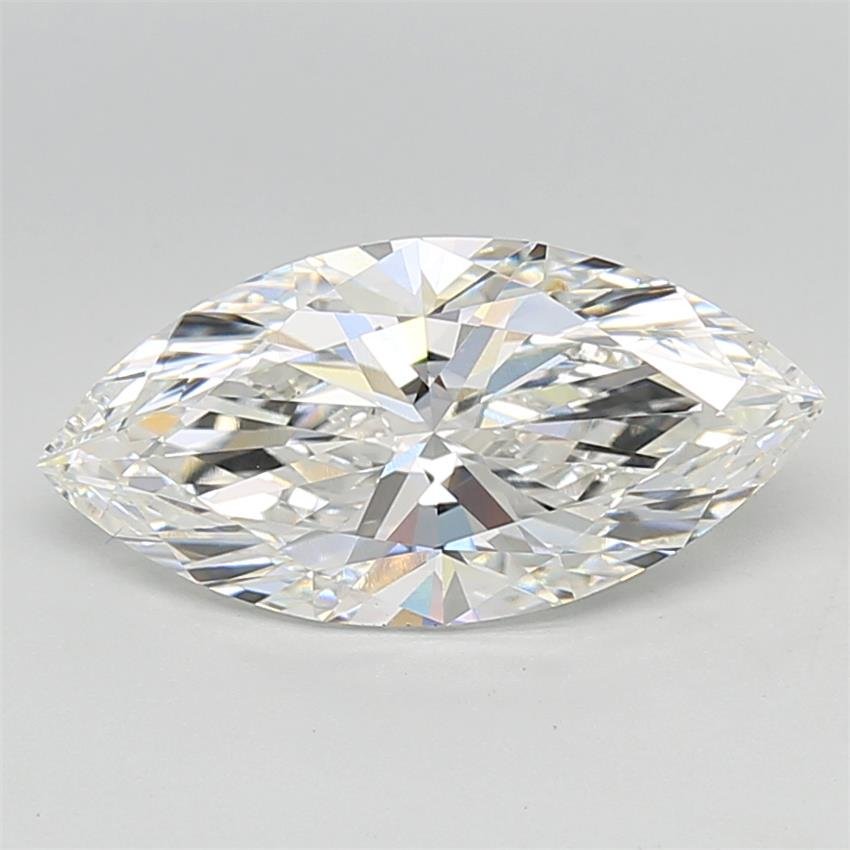 3.09ct E VVS1 Rare Carat Ideal Cut Marquise Lab Grown Diamond