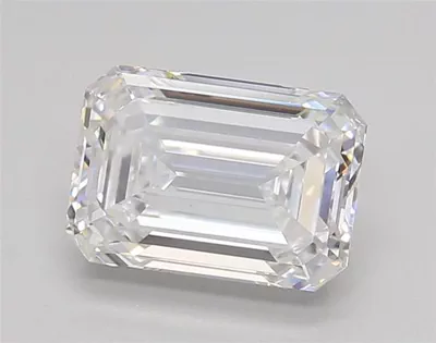 2.02ct F VS1 Rare Carat Ideal Cut Emerald Lab Grown Diamond