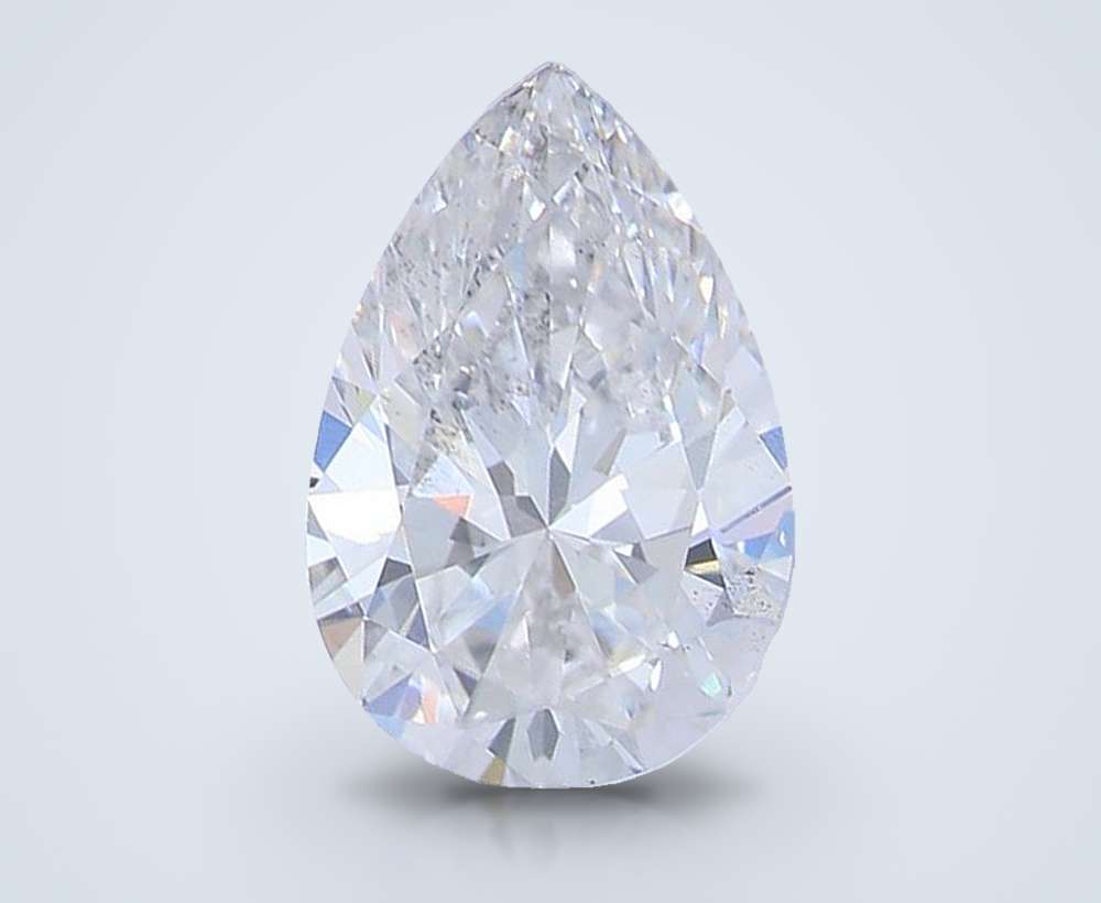 0.96ct E VS2 Rare Carat Ideal Cut Pear Lab Grown Diamond