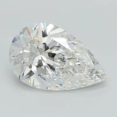 2.03ct E VS2 Rare Carat Ideal Cut Pear Lab Grown Diamond