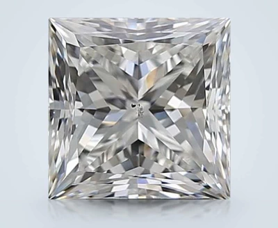 2.26ct H SI1 Rare Carat Ideal Cut Princess Diamond