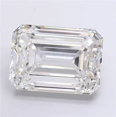 25.01ct F VS1 Good Cut Emerald Lab Grown Diamond