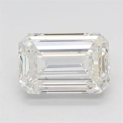 1.50ct H VS2 Rare Carat Ideal Cut Emerald Lab Grown Diamond