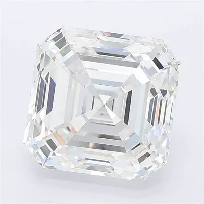 4.02ct D VVS2 Rare Carat Ideal Cut Asscher Lab Grown Diamond
