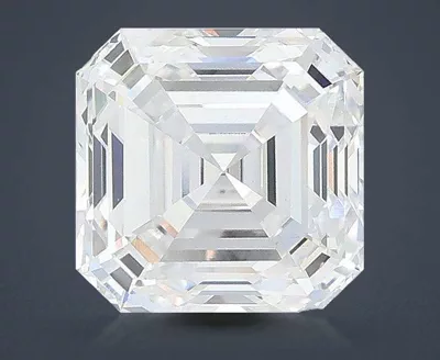 4.02ct D VVS2 Rare Carat Ideal Cut Asscher Lab Grown Diamond