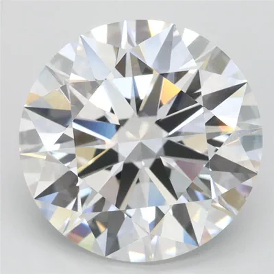 5.06ct D FL Rare Carat Ideal Cut Round Lab Grown Diamond