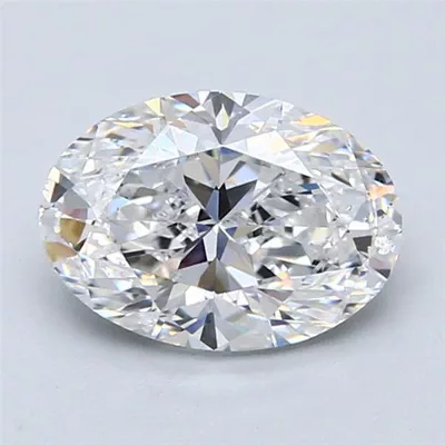 2.00ct D SI1 Very Good Cut Oval Diamond
