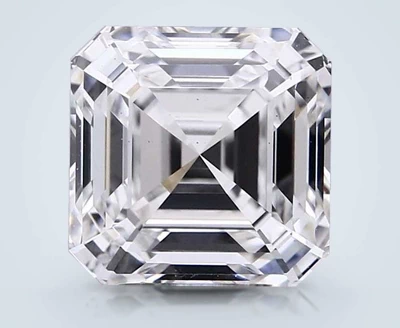 4.04ct E VS1 Rare Carat Ideal Cut Asscher Lab Grown Diamond