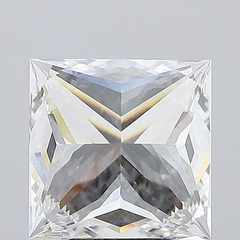 7.50ct F VS2 Rare Carat Ideal Cut Princess Lab Grown Diamond
