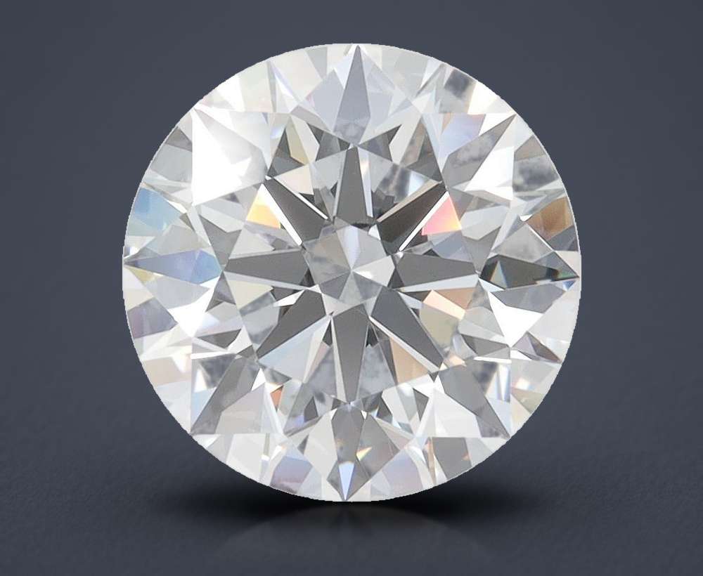 4.04ct D FL Rare Carat Ideal Cut Round Lab Grown Diamond