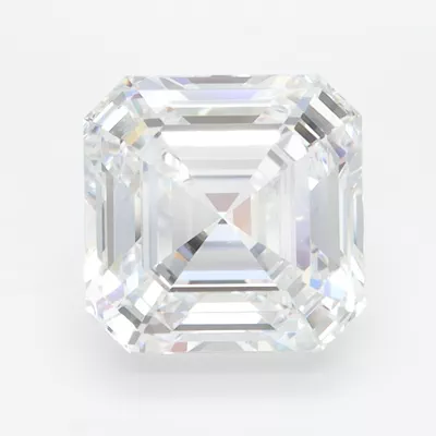 3.07ct D VVS1 Rare Carat Ideal Cut Asscher Lab Grown Diamond