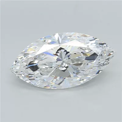 4.04ct D VVS2 Rare Carat Ideal Cut Marquise Lab Grown Diamond