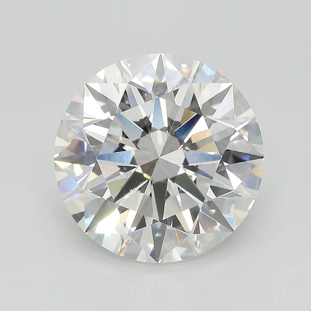 5.05ct G VVS2 Rare Carat Ideal Cut Round Lab Grown Diamond