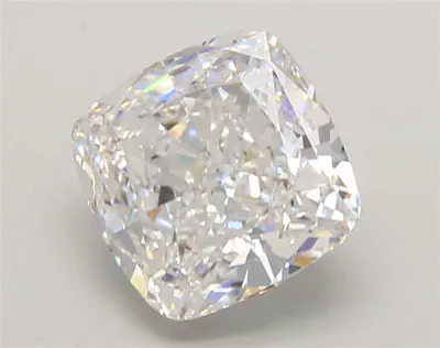 3.07ct E VVS2 Rare Carat Ideal Cut Cushion Lab Grown Diamond