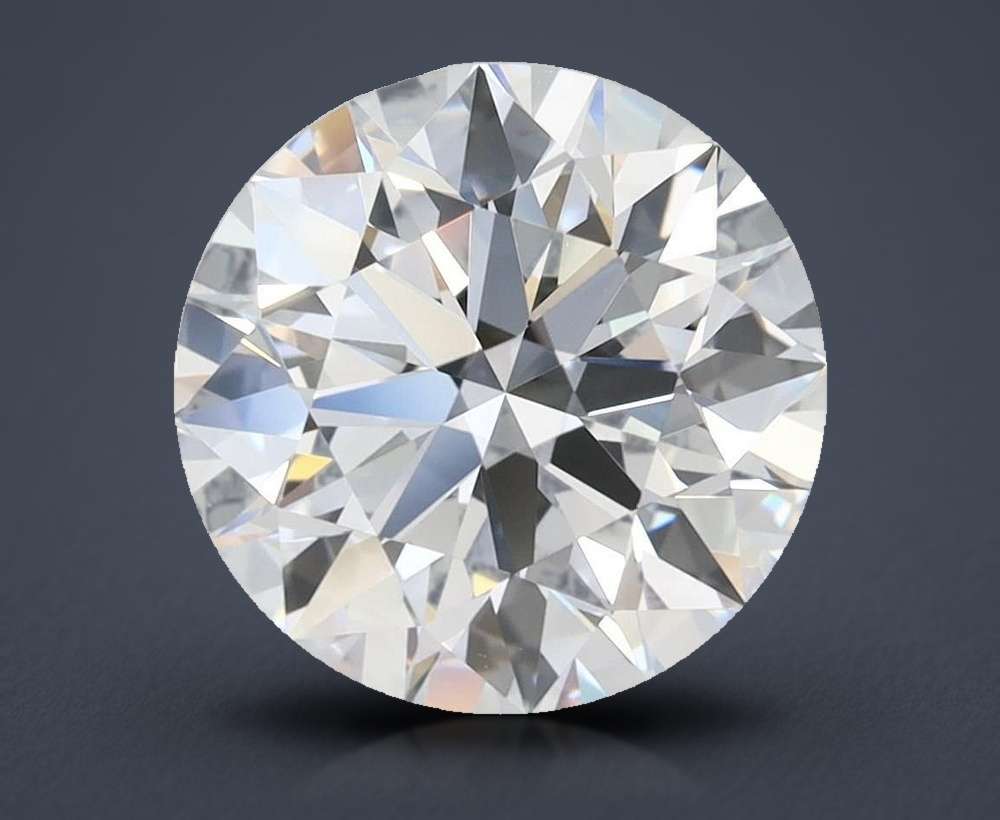 3.20ct D IF Rare Carat Ideal Cut Round Lab Grown Diamond