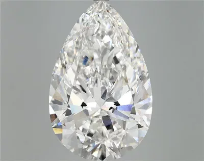 10.51ct F VVS2 Rare Carat Ideal Cut Pear Lab Grown Diamond