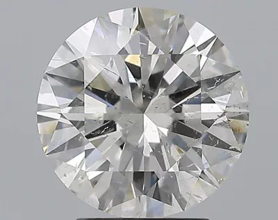 3.00ct H SI2 Rare Carat Ideal Cut Round Diamond