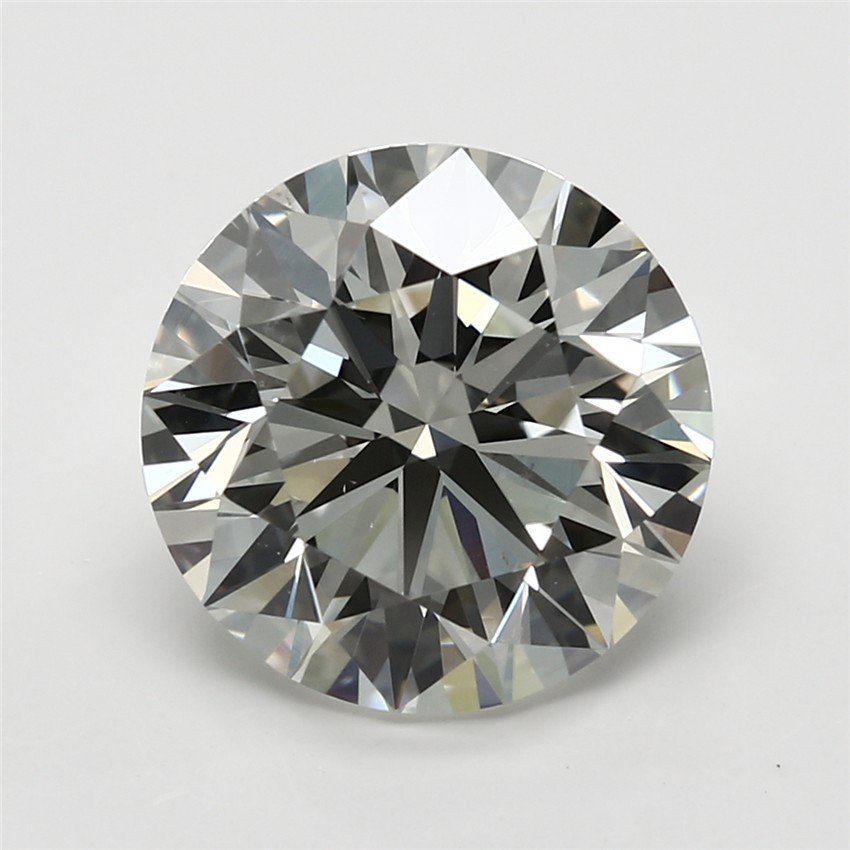 3.00ct K SI1 Rare Carat Ideal Cut Round Diamond