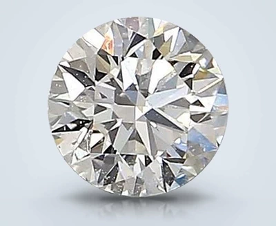 0.43ct I SI1 Rare Carat Ideal Cut Round Diamond