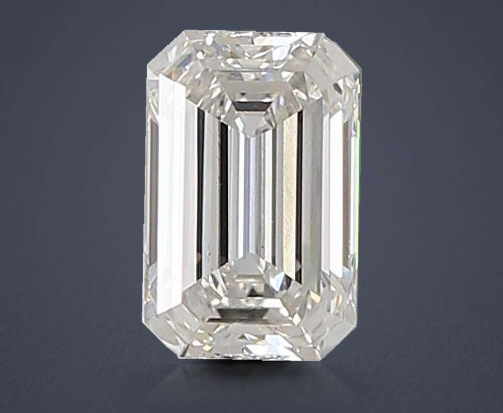 0.94ct F VS1 Rare Carat Ideal Cut Emerald Lab Grown Diamond
