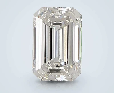0.94ct F VS1 Rare Carat Ideal Cut Emerald Lab Grown Diamond