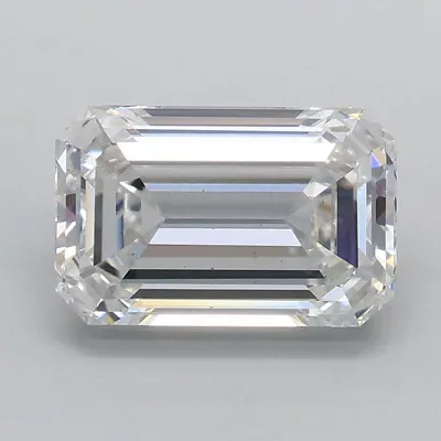 1.51ct E VS1 Rare Carat Ideal Cut Emerald Lab Grown Diamond