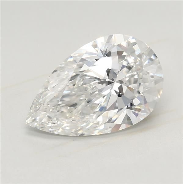 2.10ct E VS1 Rare Carat Ideal Cut Pear Lab Grown Diamond