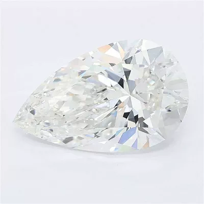 5.01ct F VVS2 Very Good Cut Pear Lab Grown Diamond