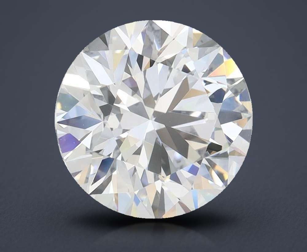 2.87ct D IF Rare Carat Ideal Cut Round Lab Grown Diamond