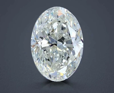 2.51ct K SI2 Rare Carat Ideal Cut Oval Diamond