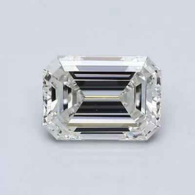 0.71ct I VS1 Rare Carat Ideal Cut Emerald Diamond