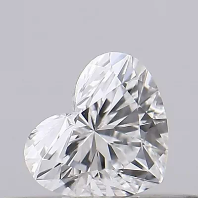 0.20ct E VS2 Very Good Cut Heart Diamond