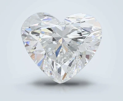 1.28ct D VVS1 Rare Carat Ideal Cut Heart Lab Grown Diamond