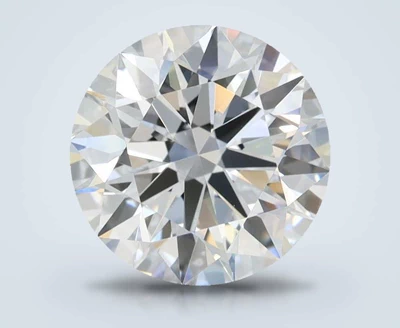 2.03ct D FL Rare Carat Ideal Cut Round Lab Grown Diamond
