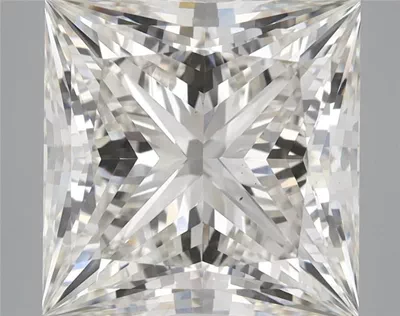 6.70ct H VS1 Rare Carat Ideal Cut Princess Lab Grown Diamond