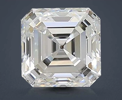 1.03ct E VVS2 Rare Carat Ideal Cut Asscher Lab Grown Diamond