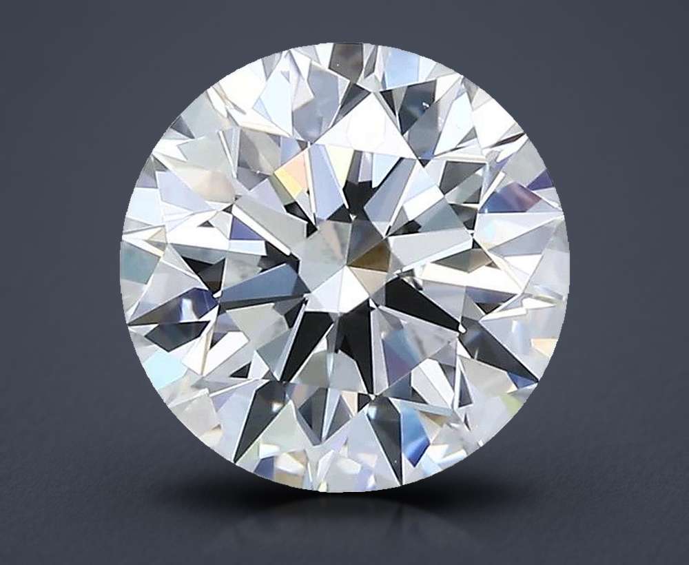 2.42ct G VS1 Rare Carat Ideal Cut Round Diamond