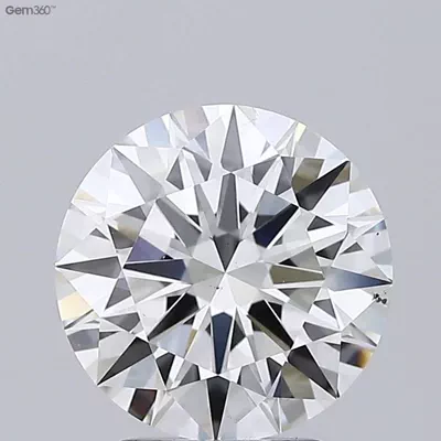 3.20ct E SI1 Rare Carat Ideal Cut Round Lab Grown Diamond