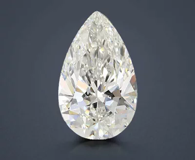 5.05ct F VVS2 Rare Carat Ideal Cut Pear Lab Grown Diamond