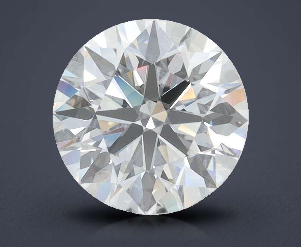2.54ct D VVS1 Rare Carat Ideal Cut Round Lab Grown Diamond