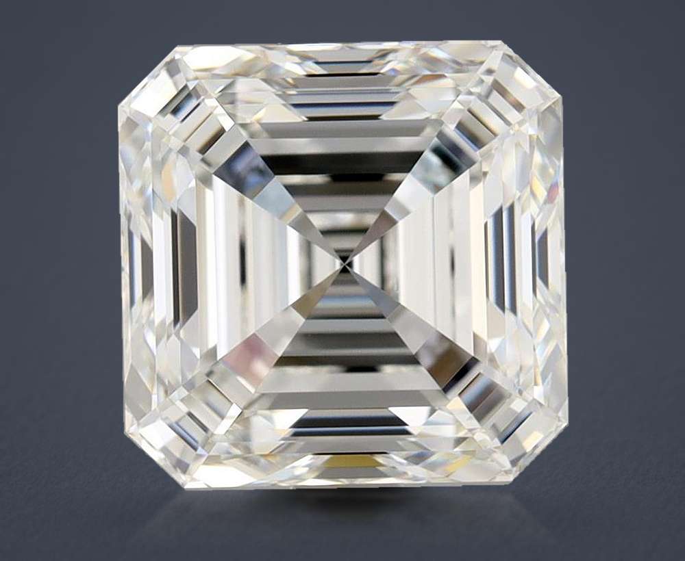 2.52ct G VVS1 Rare Carat Ideal Cut Asscher Diamond