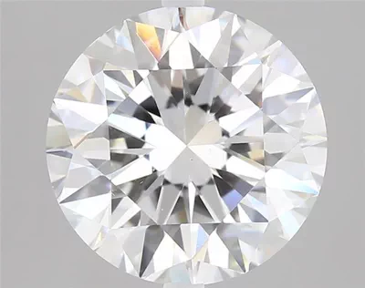 2.70ct E SI1 Rare Carat Ideal Cut Round Diamond